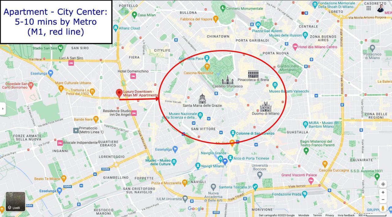 Luxury Downtown - Milan Mf Apartments מראה חיצוני תמונה